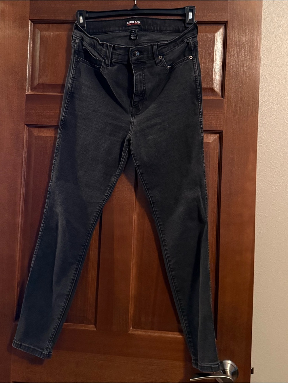 Kirkland Signature Women's Skinny Jeans - Washed Black